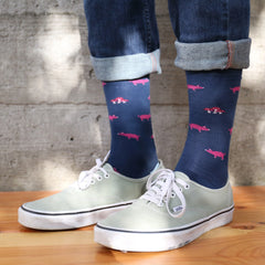 Men's Truffle Hog Crew Lightweight Lifestyle Socks- Last Chance