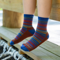 Kids Zebra Canyon Micro Crew  Lightweight Hiking Sock-Last Chance
