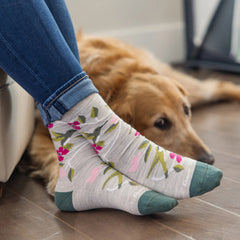 Women's Birds of a Feather Crew Lightweight Lifestyle Socks