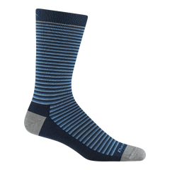 Men's Microstripe Crew Lightweight Lifestyle Socks