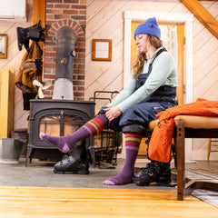 Women's Snowburst Over-the-Calf Midweight Ski & Snowboard Socks