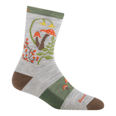 Women's Mellow Mushrooms Micro Crew Lightweight Hiking Socks