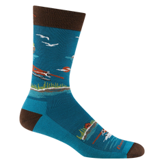 Men's Float Boat Crew Lightweight Lifestyle Socks-Last Chance