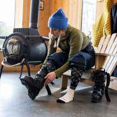 Women's Snowfall Over-the-Calf Midweight Ski & Snowboard Socks