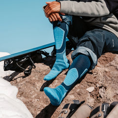 Men's Outer Limits Over-the-Calf Lightweight Ski & Snowboard Socks- Last Chance